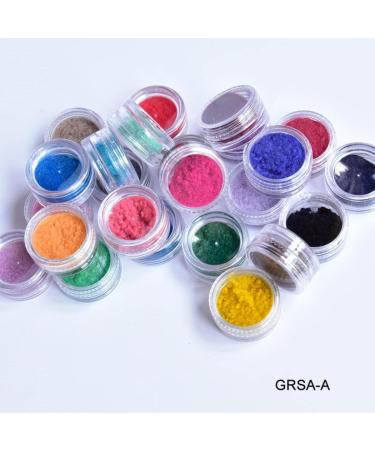 24-Color 3D Flocking Velvet Powder for Nail Art Decoration - 2.5ml Boxes | Glitter Flocking Powder - Buy Online on GoSupps.com