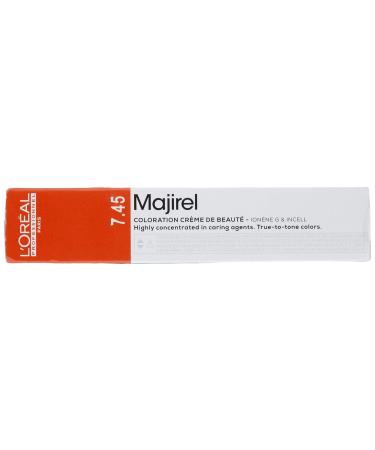 L'Or al Professionnel Majirouge 7.45 Medium Blonde Intense Copper Mahogany Rubilane 1 pack (1 x 50 ml)
