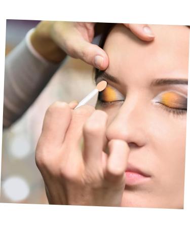 Healeved 100 Pcs Double Ended Eyeshadow Brush Eyeshadow Sticks Eye Shadow Applicator Sponges Makeup Emulsion - Buy Online on GoSupps.com