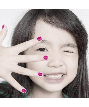 Minico Premium Kinder Nailack 2 Set - Glitzer & Pink Dermatologically Tested Vegan Sustainable Water-Based Peel-Off Nail Polish for Kids - 2 Pack - Buy Online on GoSupps.com