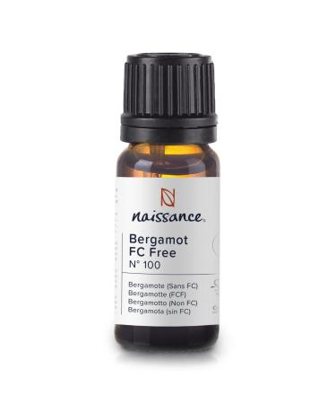 Naissance Bergamot (FC Free) Essential Oil (no. 100) 10ml - Pure Natural Cruelty Free Vegan and Undiluted - for Aromatherapy & Diffusers