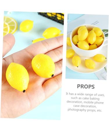 Zerodeko Faux Flower Garland 6pcs Mini Imitation Lemon Artificial Lemons Faux Plant Decor Lifelike Lemons Puzzle Toys Brain Toy Fruit Ornament Home Decor Household Products Toddler Pvc - Buy Online on GoSupps.com