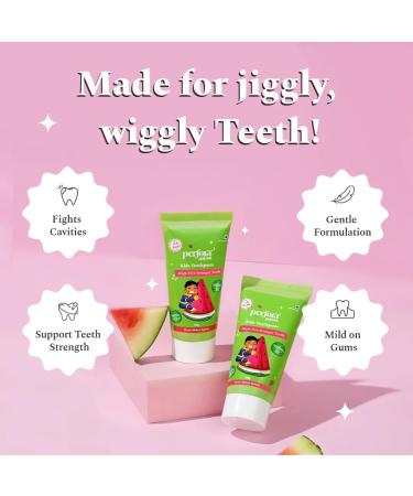 Perfoora Kids Toothpaste 50g | Fluoride & SLS Free Paste | Bubblegum Blast | Prevents Cavities Strengthens Teeth & Protects Enamel | Safe for Ages 3-8 | Gentle & Effective Oral Care - Buy Online on GoSupps.com