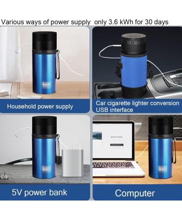 Insulin Cold Box Portable Car Semiconductor Mini Medicine Small Refrigerator 2-8 C Low Noise and Energy Saving Blue (Blue) - Buy Online on GoSupps.com