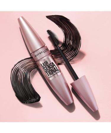 Maybelline New York Black Mascara Double Pack - Fuller Defined Longer Eyelashes | Lash Sensational Full Fan Effect (2 x 9.5 ml) - Buy Online on GoSupps.com