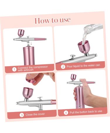 FOMIYES 1 Set Makeup Kits Nail Kit Air Brush for Nails Airbrush Air Brush Kit Painted Aluminum Alloy Charging Cable - Buy Online on GoSupps.com
