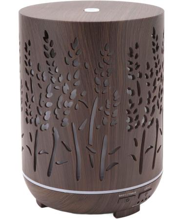 Essential Oil Diffuser 300ml Automatic Switch Off Wood Grain 7 Colors LED Light 100 240V Mist Humidifier for Nursery Sprayer #2