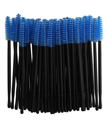 Convenient Eyelashes Makeup Brush Disposable Eyelashes Brush Home Use EUse Makeup(blue)