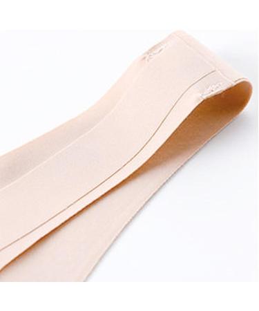 Angxiwan Ladies Bustier Yoga Bralette - Seamless Breathable Cross Back Design Spaghetti Straps Medium Zipper Front - Stylish Comfort in Beige XXL - Buy Online on GoSupps.com