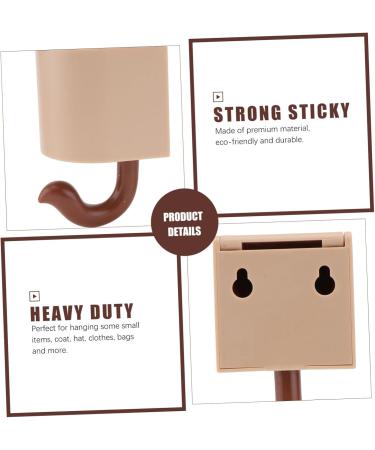 Alipis Coat Rack - Strong Sticky Wall Hook Squirrel Design - Size 1 Brown | International Shipping Available - Buy Online on GoSupps.com