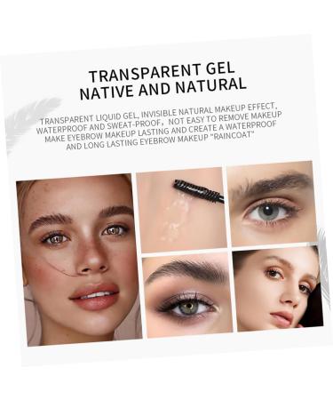 DOITOOL Cheer Bows 2pcs Eyebrow Shaping Liquid Clear Eyelash Mascara Gel 3d Pencil Eyebrow Liquid Miss Raincoat Repair 1 count (Pack of 1) Transparent Color - Buy Online on GoSupps.com