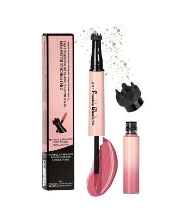 Cream stick blush sweatproof cheeks cosmetics double sided facial dot stamp for women and ladies and girlfriends for party dating photo beauty stage performance