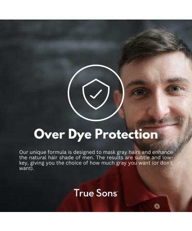 True Sons Men's Hair Dye Kit - Instant Dye Booster Applicator - Natural Look - Light Brown (Pack of 3) - Buy Online on GoSupps.com