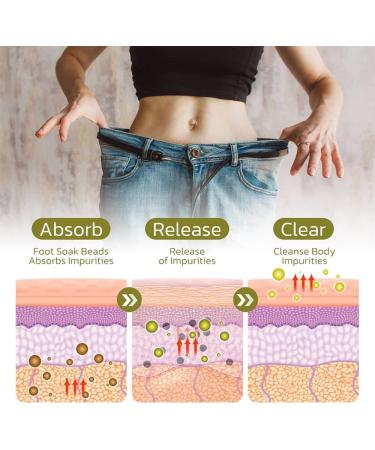 Lukmlca Bee Venom Lymphatic Drainage & Slimming Foot Soak Beads Detoxingherbs Body Detox Foot Soak Beads Lumicka Bee Venom Foot Soak Beads Body Detox Foot Soak Beads (1bag) - Buy Online on GoSupps.com