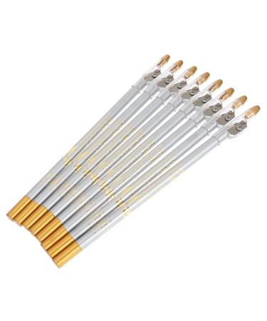 Beavorty Brow Pencil Eyebrow Pencil 8pcs 2-in-1 Eyebrown Pencils Eyeliner Pens Girls Practical Brighten Pen with Sharpener Makeup Tools Pencil Sharpener Eyebrow Makeup Tool