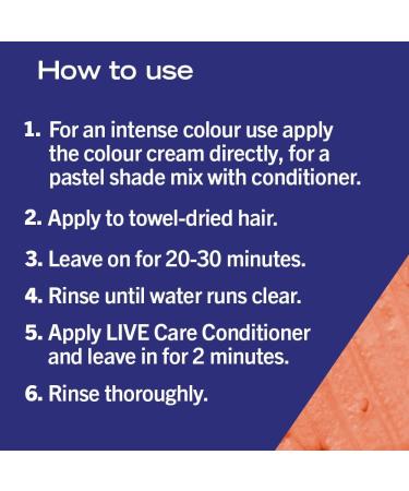 Schwarzkopf LIVE Ultra Brights Orange Hair Dye - Semi-Permanent Colourant Kit - Up to 15 Washes - Buy Online on GoSupps.com