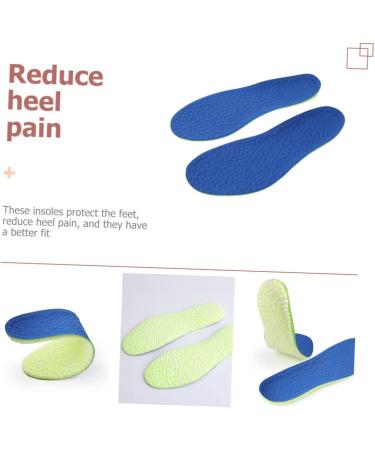 Beaupretty Sports Insoles - Comfortable Foaming Inserts for Men & Women | Sweat-Absorbing Shoe Insoles - 27x9.8cm Blue - Buy Online on GoSupps.com