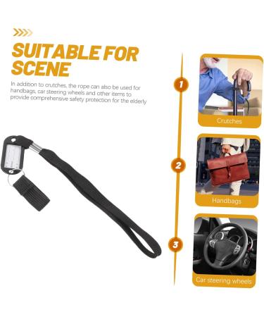 ORFOFE 4x Um Han Gem - Foldable Anti-Loss Key Tape & Cell Phone Loop for Crutches & Walking Sticks | Perfect for Outdoor Travel - Buy Online on GoSupps.com