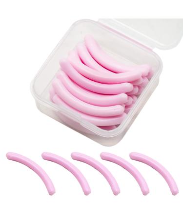 Eyelash Curler Pads Eyelash Curler Refills Pads Silicone Curler Replacement Pads for Universal Eyelash Curler 24 Piece(Pink)