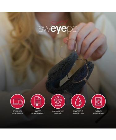 Sweyepe Microfiber Spectacle Cleaning Cloth Set - 3 Professional Optician Quality Cloths for Glasses Displays & Cameras - Ideal for International Shipping - Buy Online on GoSupps.com