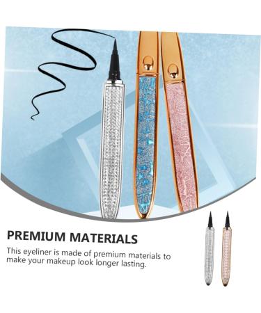 Angoily 2pcs Diamond Eyeliner Waterproof Liquid Eyeliner Diamond Kits Cosmetic Accessories Makeup Pen Eyes 1 count (Pack of 1) Assorted Color - Buy Online on GoSupps.com