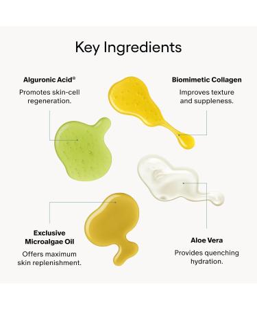 Algenist GENIUS Liquid Collagen Foaming Facial Cleanser - Travel Size Hydrating Face Wash & Makeup Remover with Alguronic Acid and Microalgae Oil to Nourish & Restore Skin's Radiance (1.5 oz, 2 count) 2 Count (Pack of 1) - Buy Online on GoSupps.com