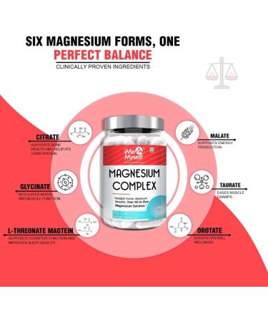 iMeMyself Magnesium Complex 90 Capsules | All-in-One Magnesium Solution for Multiform Benefits - Buy Online on GoSupps.com