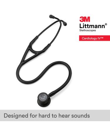 3M Littmann Cardiology IV Stethoscope - Black Tube & Chestpiece, 27 Inch (6163) - Buy Online on GoSupps.com