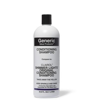 Generic Value Products Conditioning Purple Shampoo Replacement for Clairol Shimmer Lights 33.8 Fl Oz (Pack of 1)