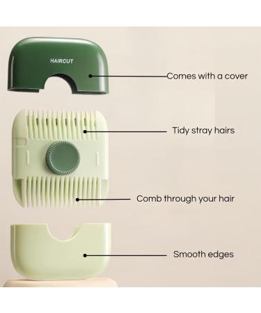 Two-In-One Hair Trimmer Portable Hair Trimming Comb Hair Splitting Trimmer Bangs Hair Tail Trimming Haircut Comb (D) - Buy Online on GoSupps.com