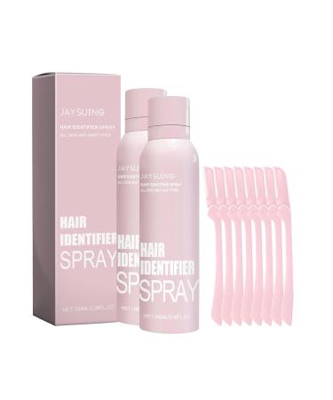 Hair Identifying Spray for Face and Body Dermaplaning with Razors (2 PCS) #2 PCS - Buy Online on GoSupps.com