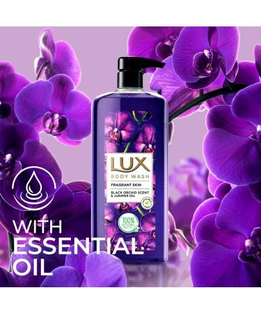 L.u.x Body Wash - Black Orchid & Juniper Oil - XL 750ml Pump Bottle - Long Lasting Fragrance Glycerine & Paraben Free - Buy Online on GoSupps.com