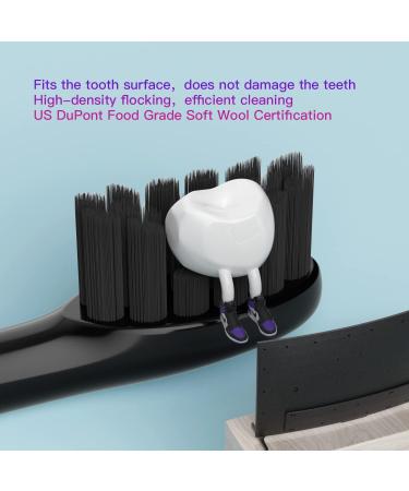 HOU 43000 RPM Vibration Electric Toothbrush Travel Kit - Premium Black Design for International Shipping - Buy Online on GoSupps.com