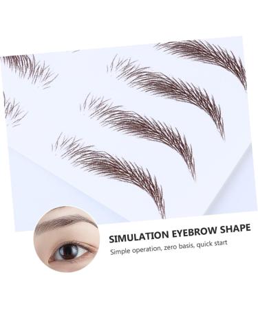 Beavorty 10 Pcs Eyebrow Stickers Imitation Eyebrow Sticker False Eyebrows Cosmetics Miss Blush Makeup - Buy Online on GoSupps.com