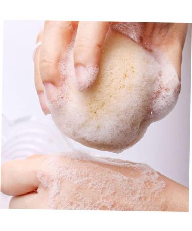 Angoily 1pc Face Wash Esponjas para Maquillaje Facial Exfoliator Sponge Deep Cleansing Puff Gold Fascinators for Women Skincare Body Makeup Remover Flour Facial Cleanser - Buy Online on GoSupps.com