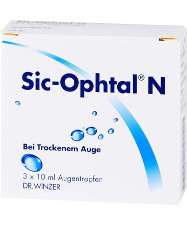Sic Ophtal Eye Drops 3x10 ml - Soothing Relief for Dry Eyes | Buy Online Worldwide - Buy Online on GoSupps.com