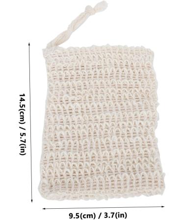 Healeved 10pcs Soap Foaming Foaming Bags Soap Foaming Net Natural Soap Bag Loofah Soap Bag Sisal - Buy Online on GoSupps.com