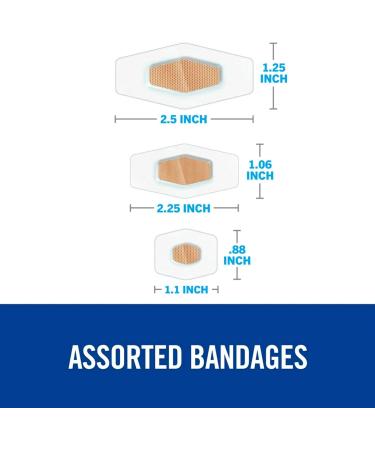 Buy Waterproof Bandages - Assorted Sizes (50 Per Box) | Fast International Shipping - Buy Online on GoSupps.com