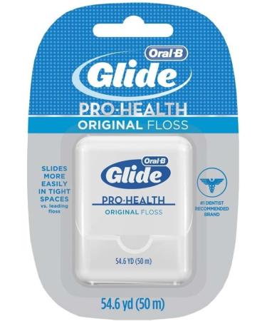 GLIDE Unflavored Dental Floss - 50 Meters | Superior Cleaning for Healthy Teeth | International Shipping Available - Buy Online on GoSupps.com