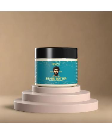 KXNG Cosmetics Luxury Beard Butter | Premium All-Natural Organic Beard Softener & Conditioner | Hydrating Shea Butter & Seed Oils | 4 oz - Buy Online on GoSupps.com