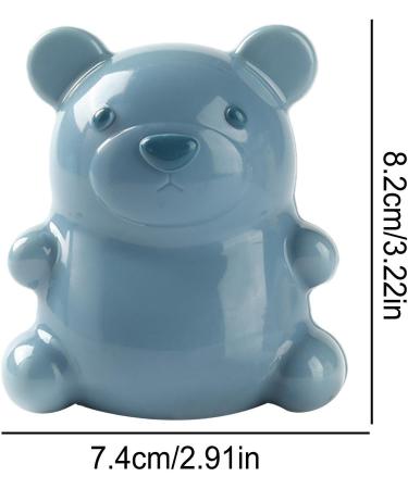 Bear Finger Nail Brush Cute Bear Hand Fingernail Brush Cleaner Creative Deep Clean Easy To Grasp Gentle Bristles Kids Nail Brush For Men Toes Blue - Buy Online on GoSupps.com