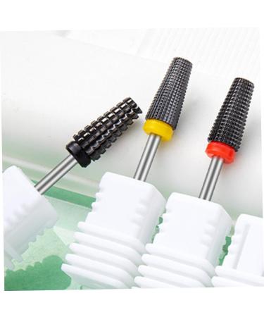 Housoutil Black Ceramic Nail Polishing Head Nail Bits Nail Polish Grinding Head Braiding Toy Nail Art Drill Bits Nail Polishing Tool Nail Tools Manicure Women's Nail Drill Ceramics - Buy Online on GoSupps.com