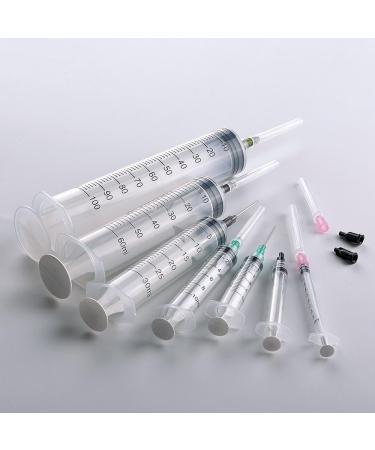 Buy Blunt Needle Syringes - 15 Pack (100ml 60ml 30ml 10ml 5ml 3ml 1ml) with Storage Caps - International Shipping - Buy Online on GoSupps.com
