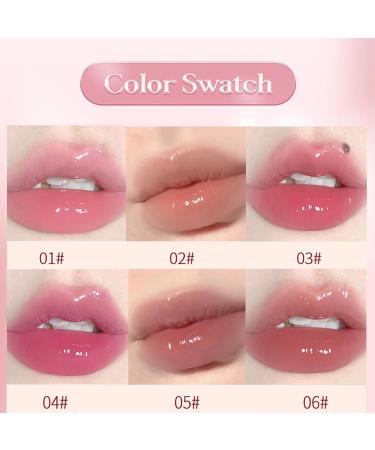 6 Colors Glasting Color Gloss - Lip-Plumping Long-Lasting Non-Sticky Moisturizing Lipstick for Daily Use | Shop Now - Buy Online on GoSupps.com