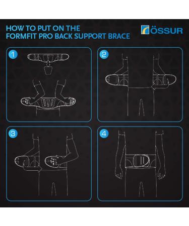  ssur Formfit Pro Back Support | Advanced Lumbar Brace for Pain Relief & Spinal Health | Premium Comfort & Posture Correction (X-Large - Buy Online on GoSupps.com