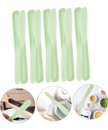 Baluue 10pcs Tool Stick Makeup Mixing Spatula Face Mask Mixing Tools Spatula Scoops Pp re-usable 20.5x3x0.6cm Green - Buy Online on GoSupps.com