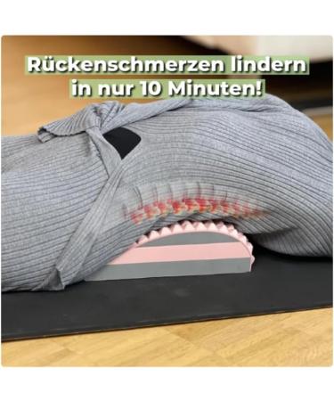 Orthoback Vital - Orthopedic Neck Extender Pillow for Back Pain Relief | Lumbar Support & Massage (Gray) - International Shipping Available - Buy Online on GoSupps.com