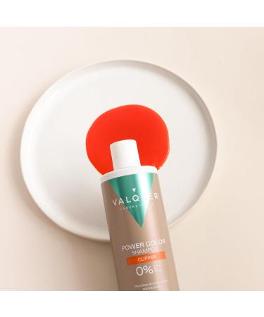 Valquer Laboratorios Valquer Power Color Pack for coppercolored hair Shampoo 400 ml + Mask 275 ml Temporary hair color - Buy Online on GoSupps.com