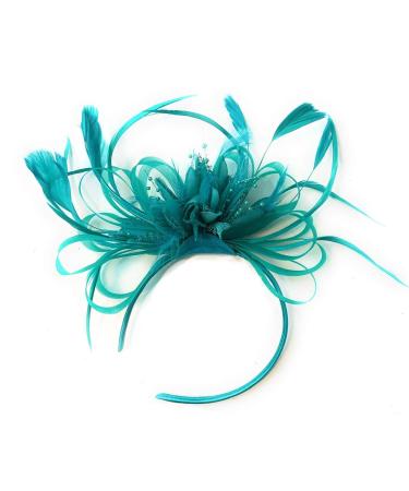 Caprilite hair band blue -green one size