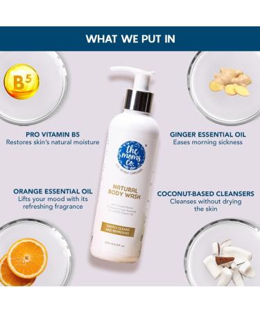 Natural Body Wash for Dry Skin | Coconut-Based | Pregnancy Safe | 200 ml - Buy Online on GoSupps.com